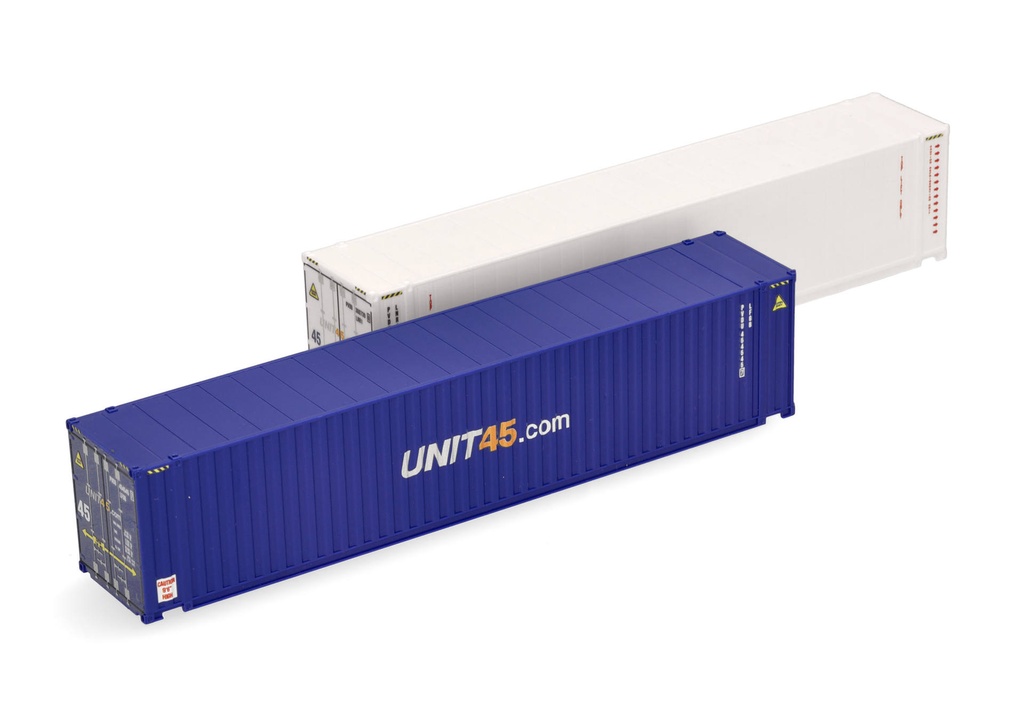 Container 45ft UNIT45 2 stuks 1:87