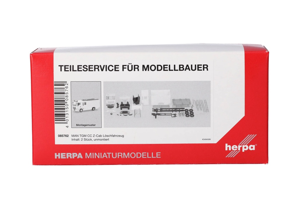 Minikit MAN TGM blusvoertuig (2x) 1:87