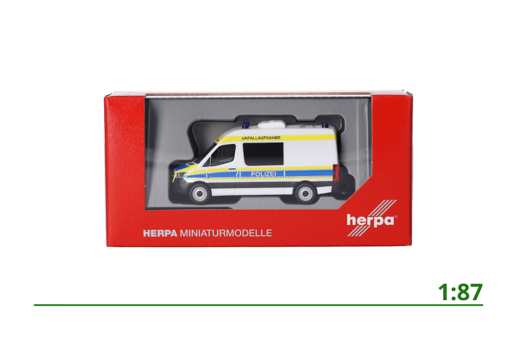 MB Sprinter Polizei NRW Unfallaufnahme 1:87