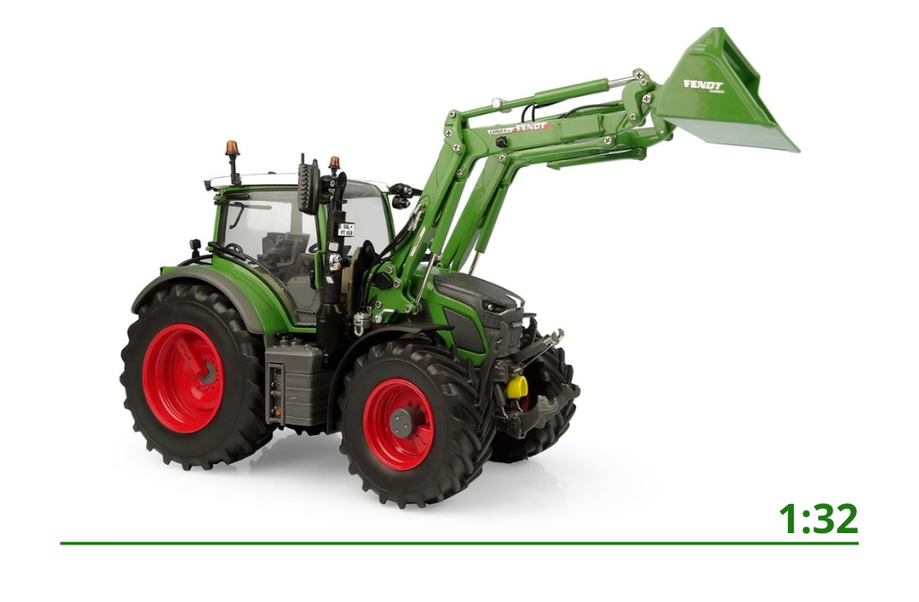 Fendt 618 Vario met frontlader 1:32