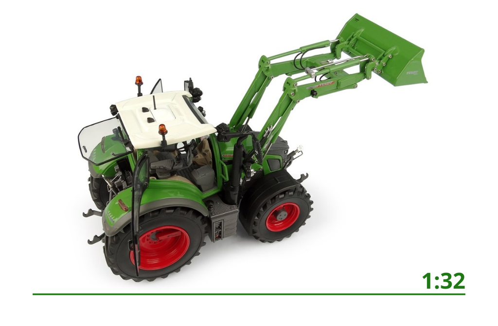 Fendt 618 Vario met frontlader 1:32