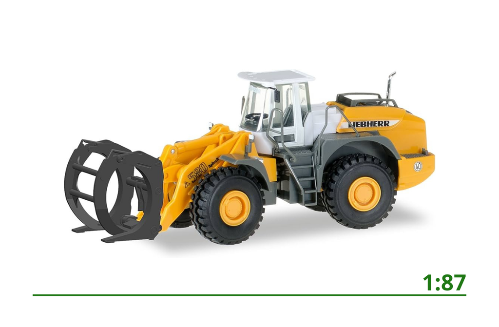 Liebherr L580 bosbouw shovel 1:87