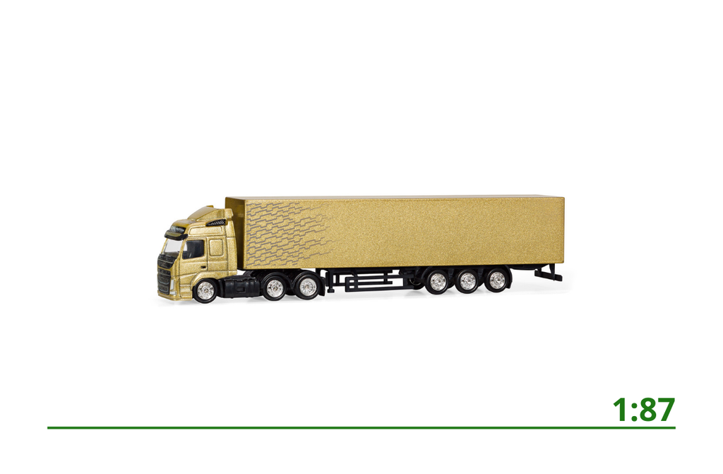 Volvo FM Globetrotter met trailer 1:87