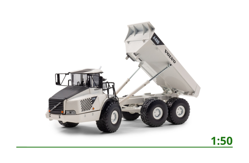 Volvo A40D dumptruck white 1:50