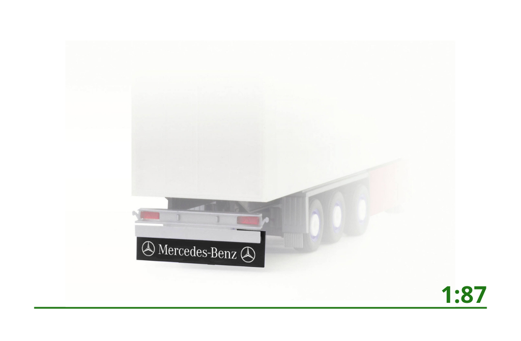 Semi-trailer mud flap Mercedes-Benz 8 pieces 1:87