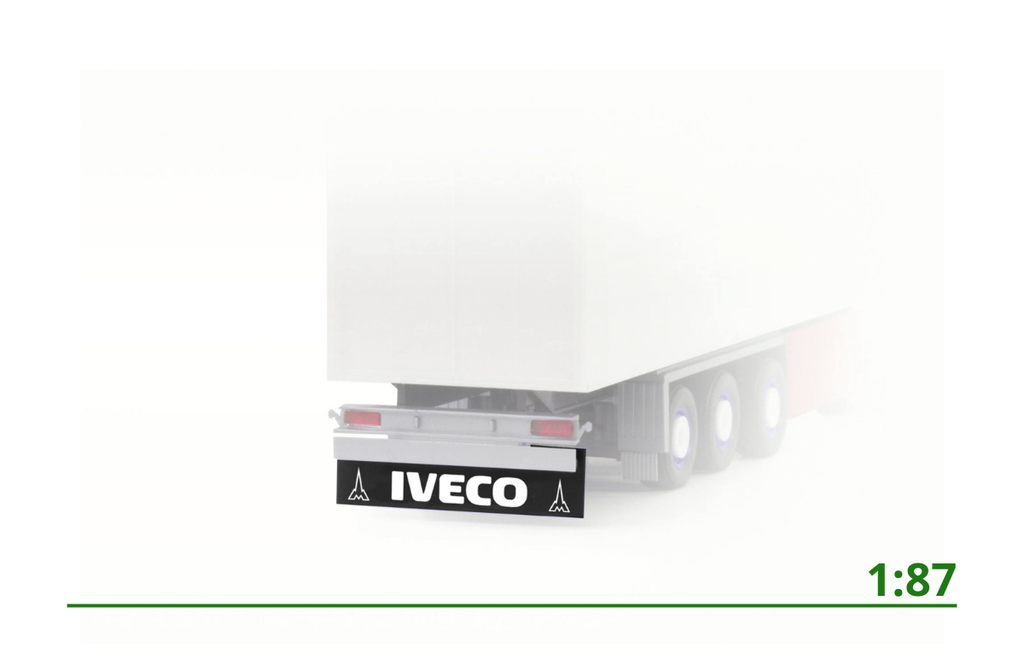 Semi-trailer mud flap Iveco 8 pieces 1:87