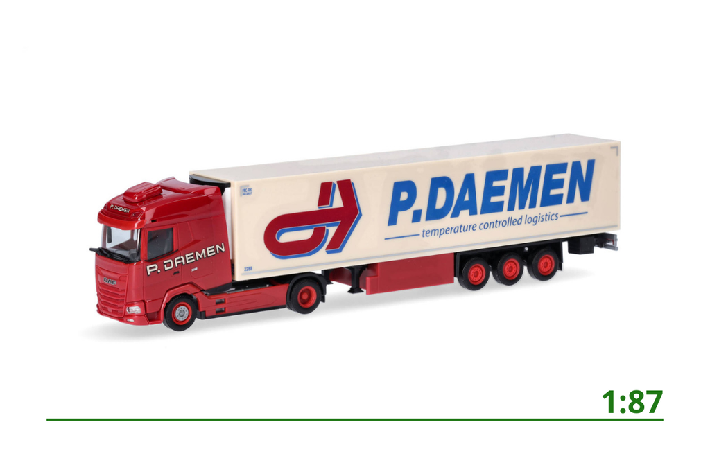 DAF XG met trailer 'P. Daemen' 1:87