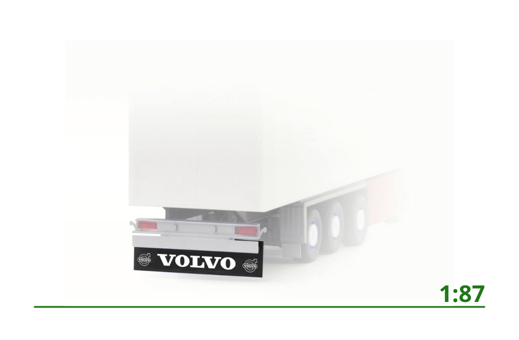 Semi-trailer mud flap Volvo (8x) 1:87