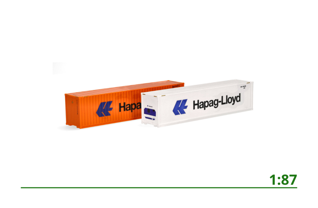 Container 40ft Hapag-Loyd 2 pieces 1:87