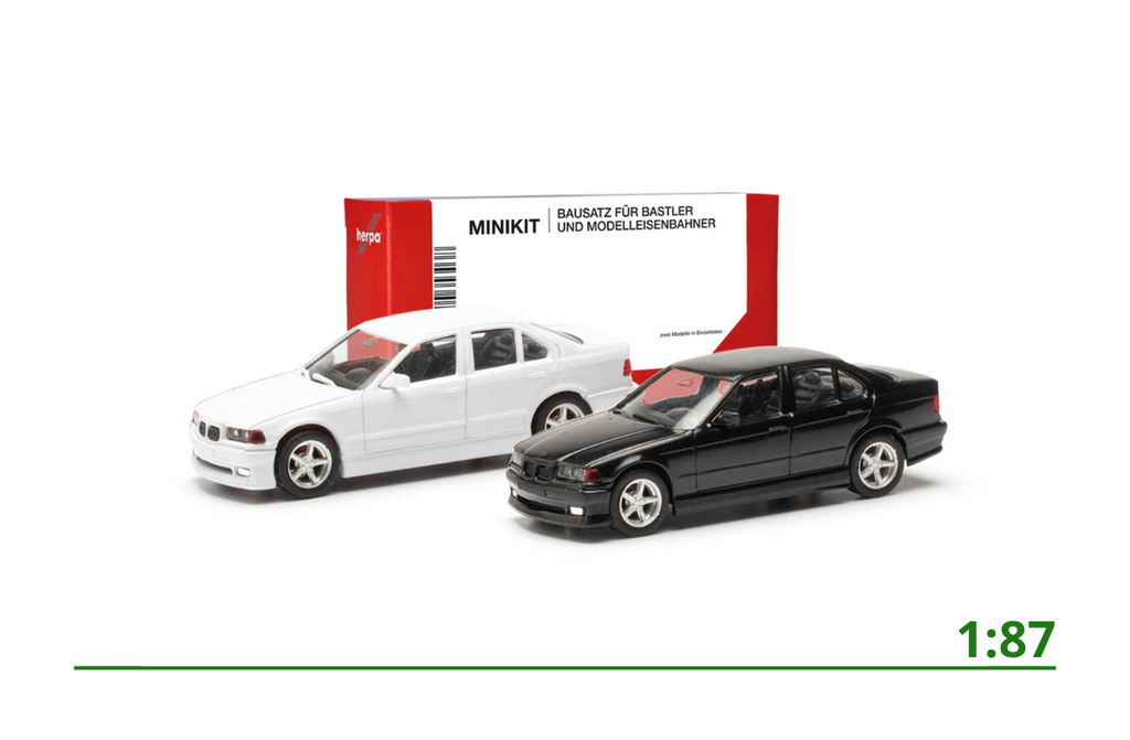 Minikit BMW 3-serie E36 (2x) 1:87