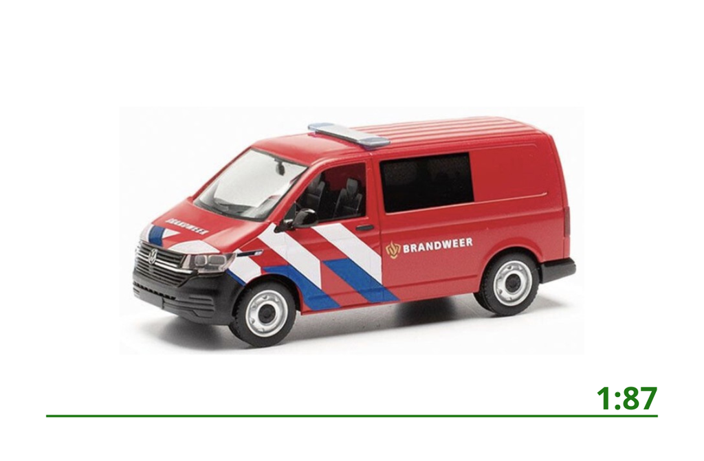 VW Transporter T6 Brandweer 1:87