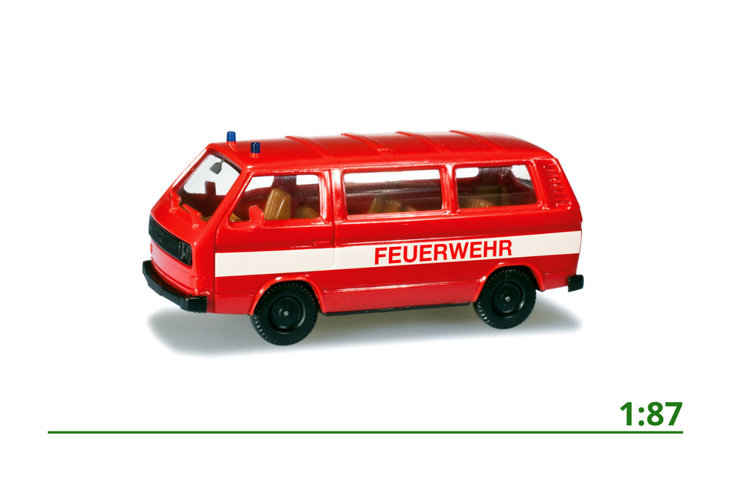 Minikit VW Transporter Feuerwher 1:87