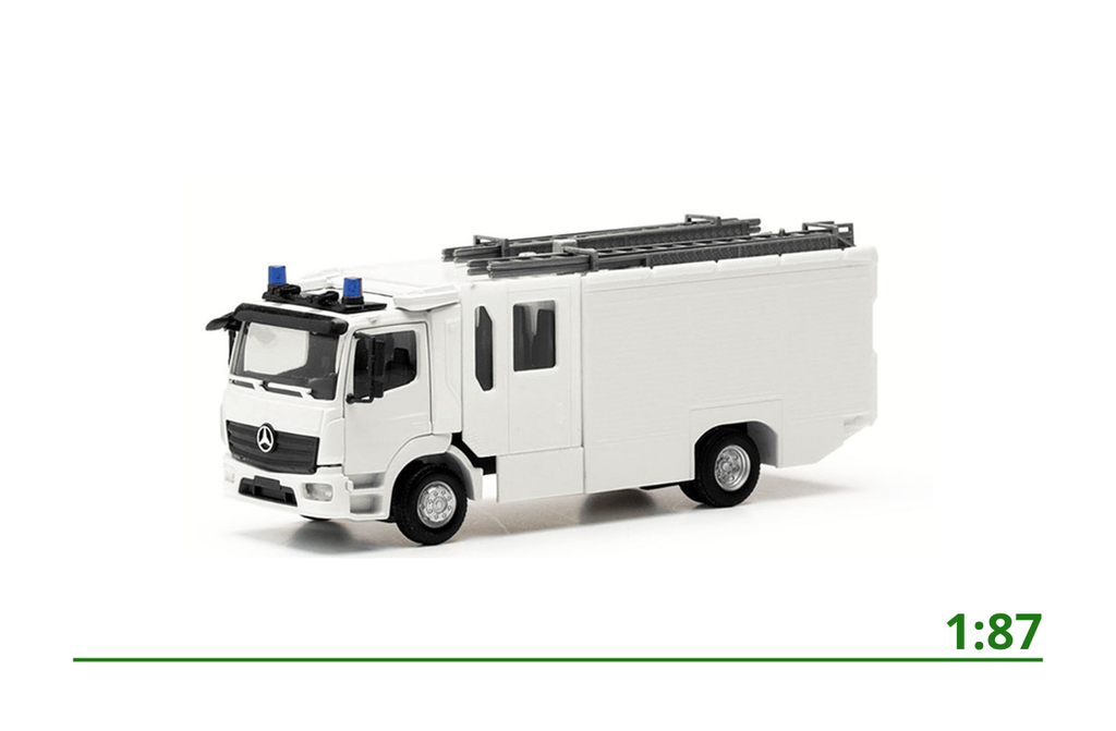 MB Atego Z-cab blusvoertuig (2x) 1:87