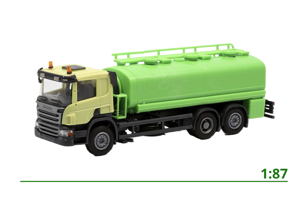 Scania P 6x2 tankwagen groen 1:87