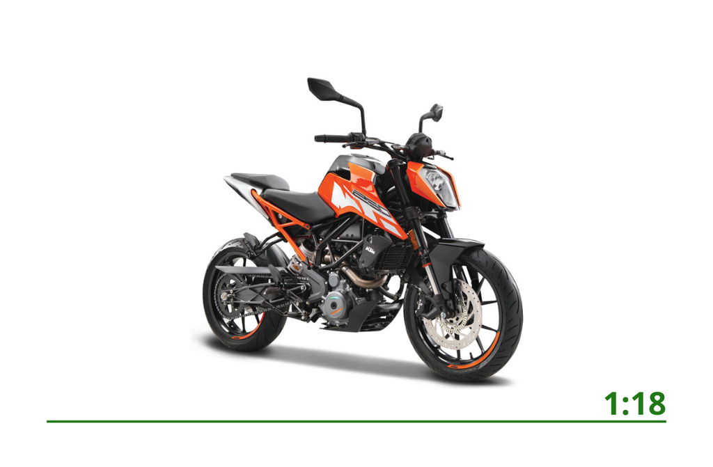 KTM 250 Duke orange/black 1:18