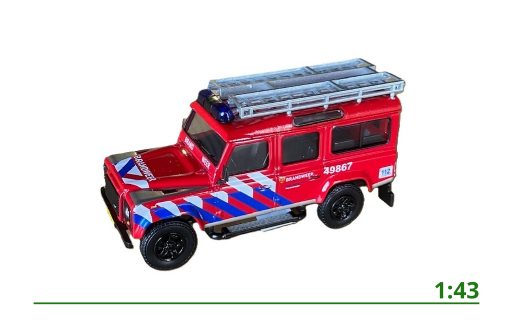 Land Rover Defender Brandweer 1:43