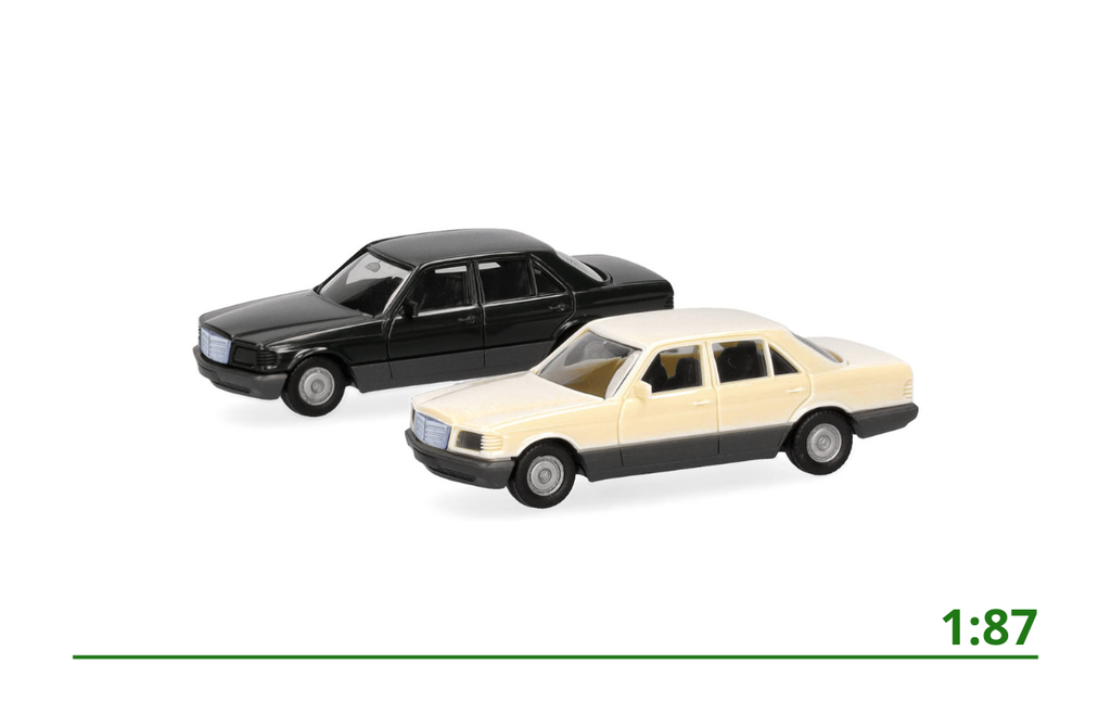 Minikit MB S-class W126 (2x) 1:87