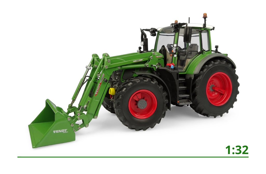 Fendt 618 Vario met frontlader 1:32