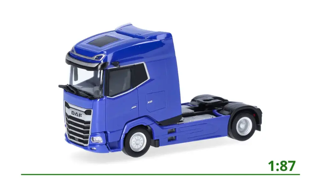 DAF XG 4x2 blauw 1:87