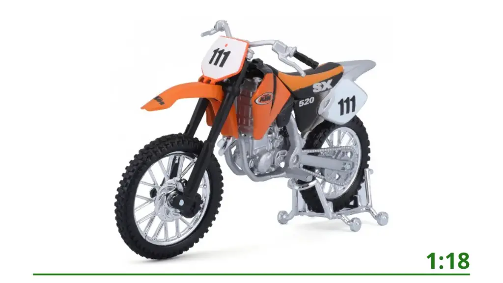 KTM 520SX #111 orange 1:18