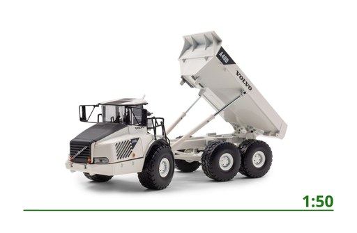 [300092] Volvo A40D dumptruck white 1:50