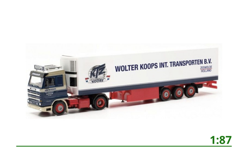 [316736] ​Scania 143 with trailer 'Wolter Koops' 1:87​