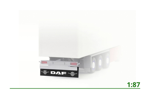 [054386] Semi-trailer mud flap DAF 8 pieces 1:87