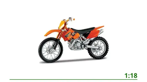 [39300-04043] KTM 525SX orange 1:18