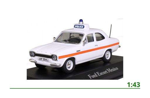 [JA10] Ford Escort Mexico British Police 1:43